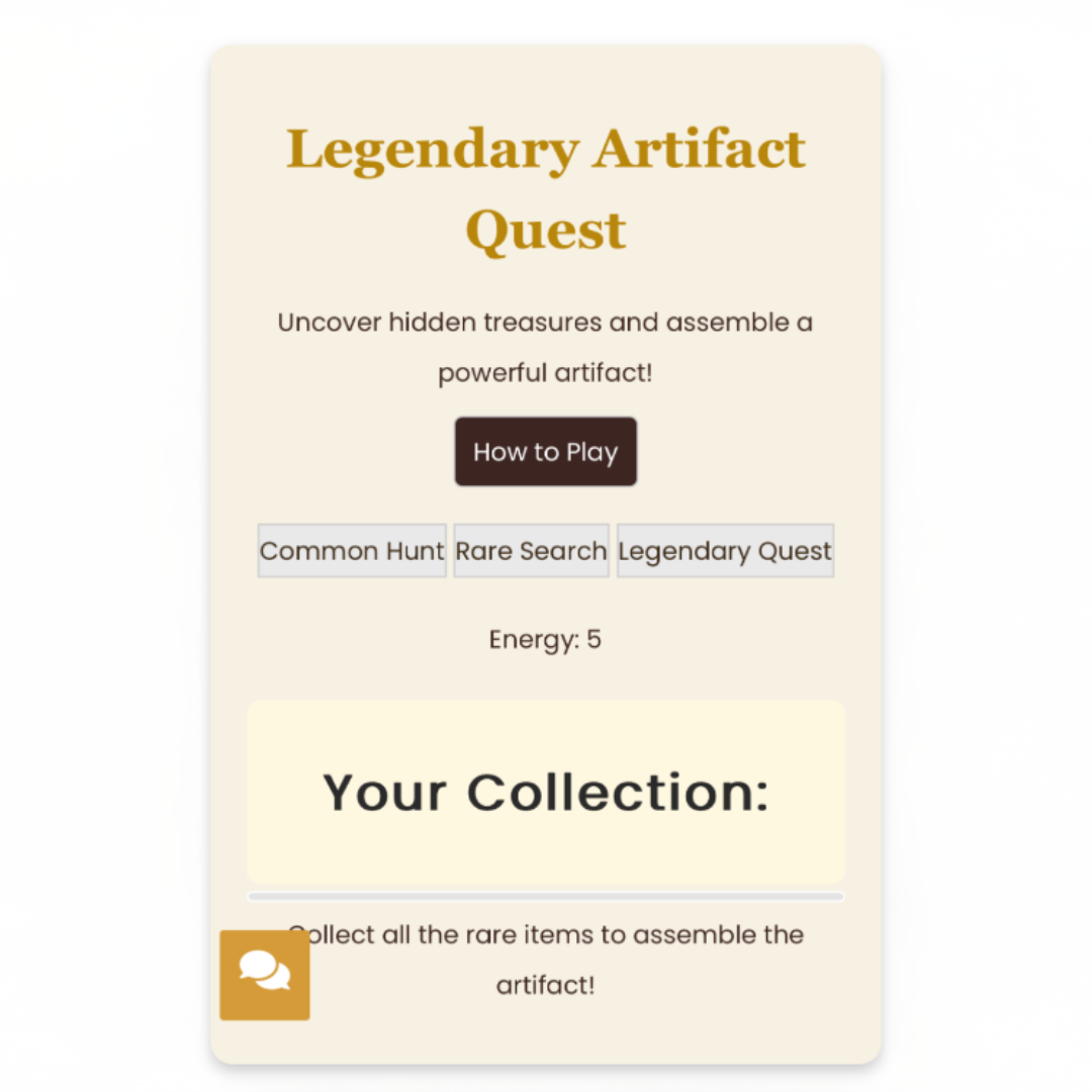 Legendary Artifact Quest